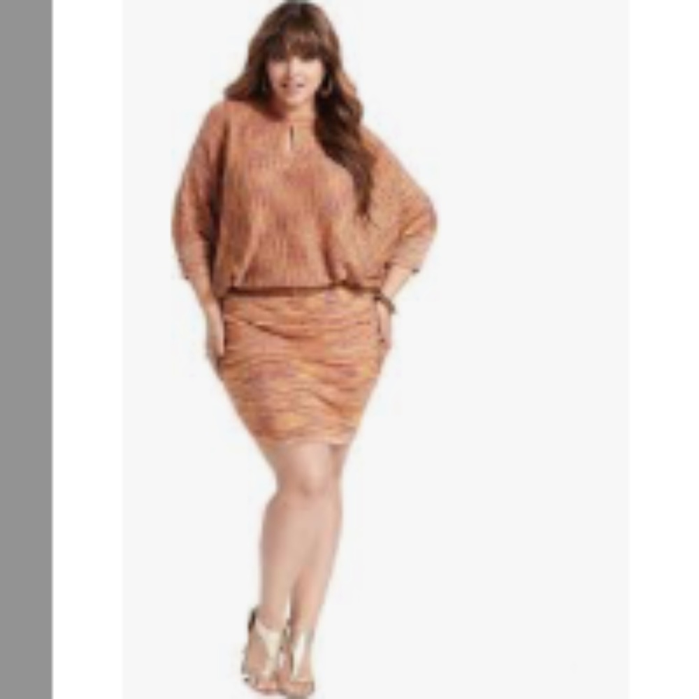 NEW baby Phat Y2K kimono sleeve Tunic sweater dress L - Picture 3 of 15